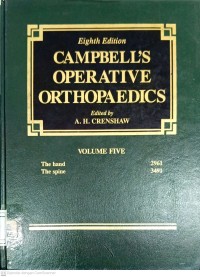 Image of Campbell's Operative Orthopaedics Volume Five