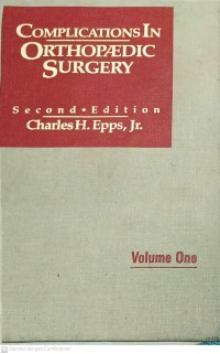 Image of Complications In Orthopaedic Surgery Volume One