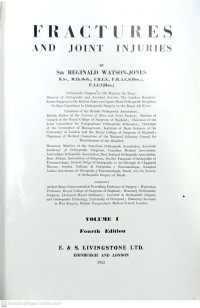 Image of Fractures And Joint Injuries Volume I
