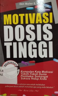 Image of Motivasi Dosis Tinggi