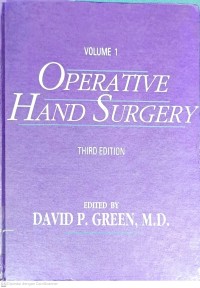 Image of Operative Hand Surery Volume 1