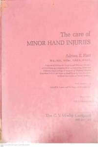 Image of The Care Of Minor Hand Injuries