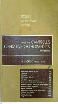 Image of Volume Two Campbell's Operative Orthopaedics